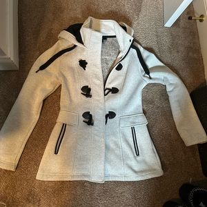 Grey Coat with Hood